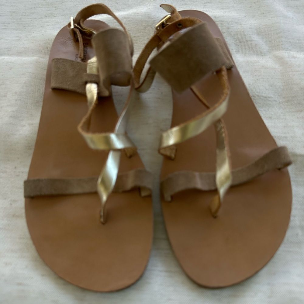 BARBARA BARBIERI Italian Leather Sandals 10